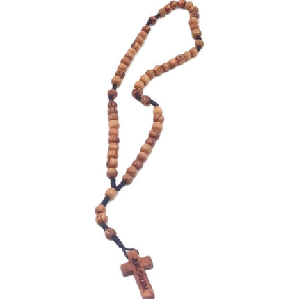 Olivewood Rosary from Jerusalem Holy Land